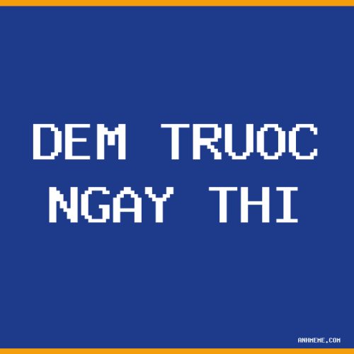 Đêm trước ngày thi