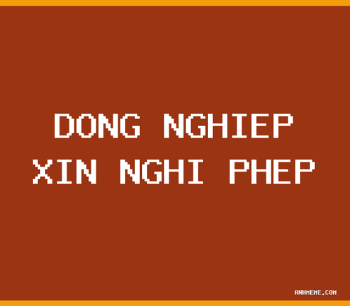 Khi đồng nghiệp xin nghỉ
