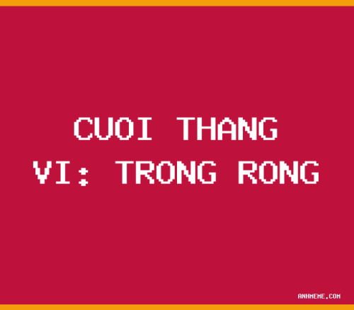 Khi hết tiền cuối tháng